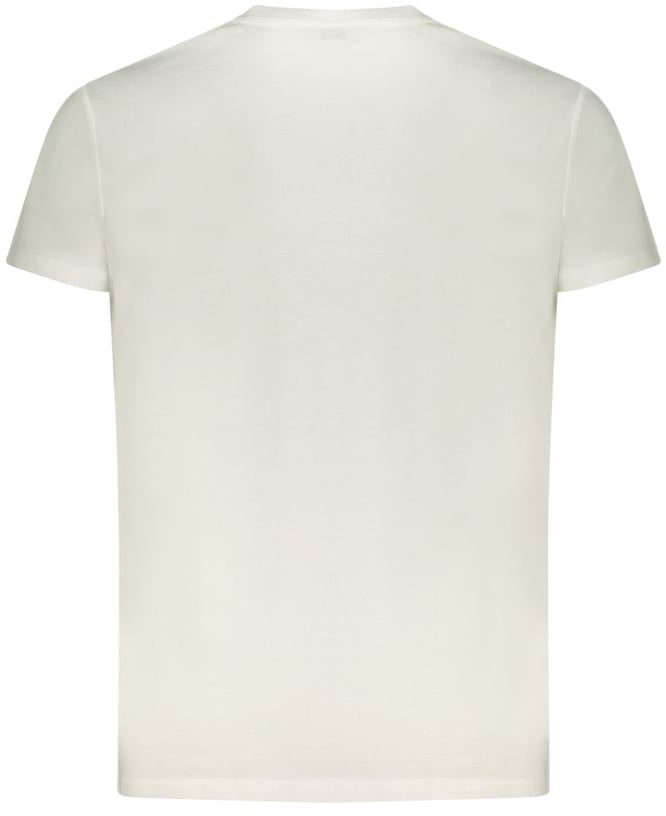 Iceberg Bianco Cotton Men T-Shirt Wit