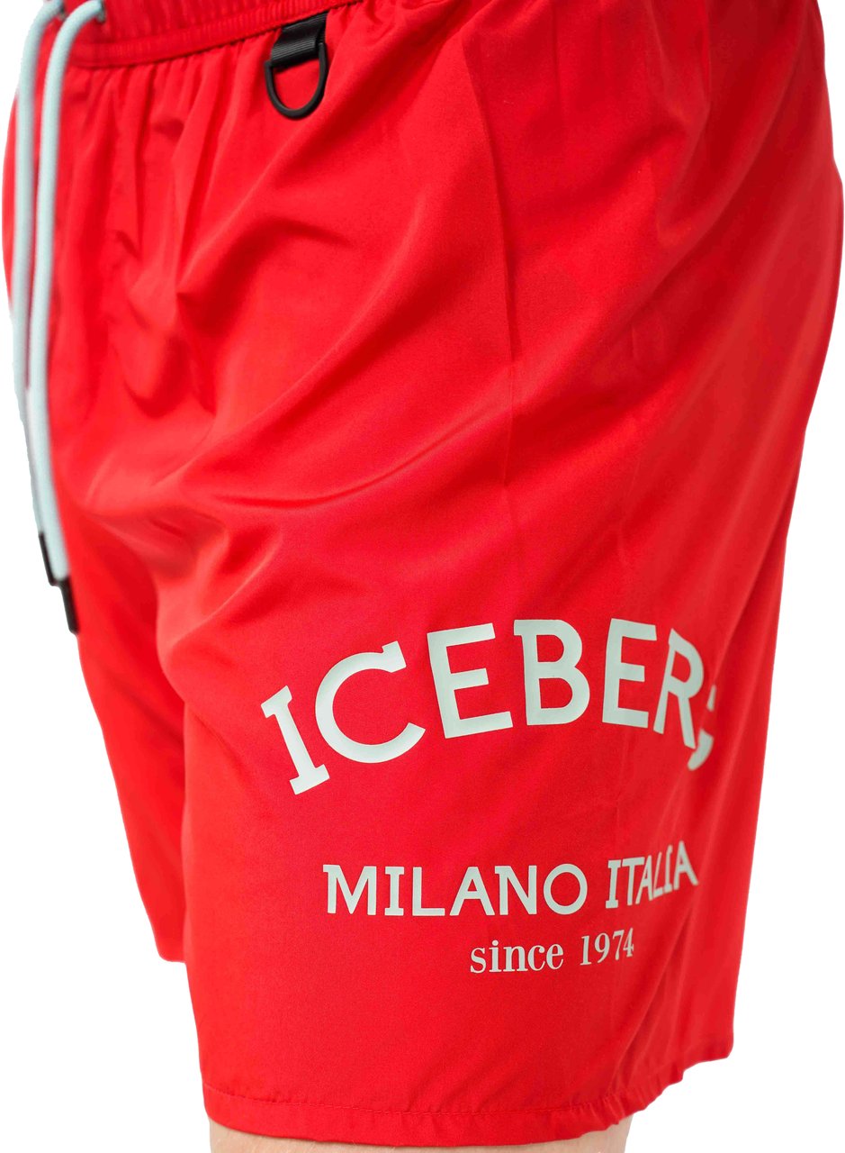 Iceberg Heren Korte Broek Rood