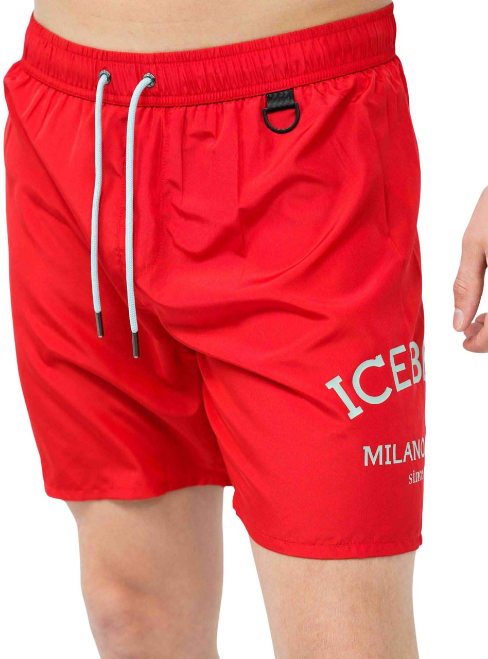 Iceberg Heren Korte Broek Rood