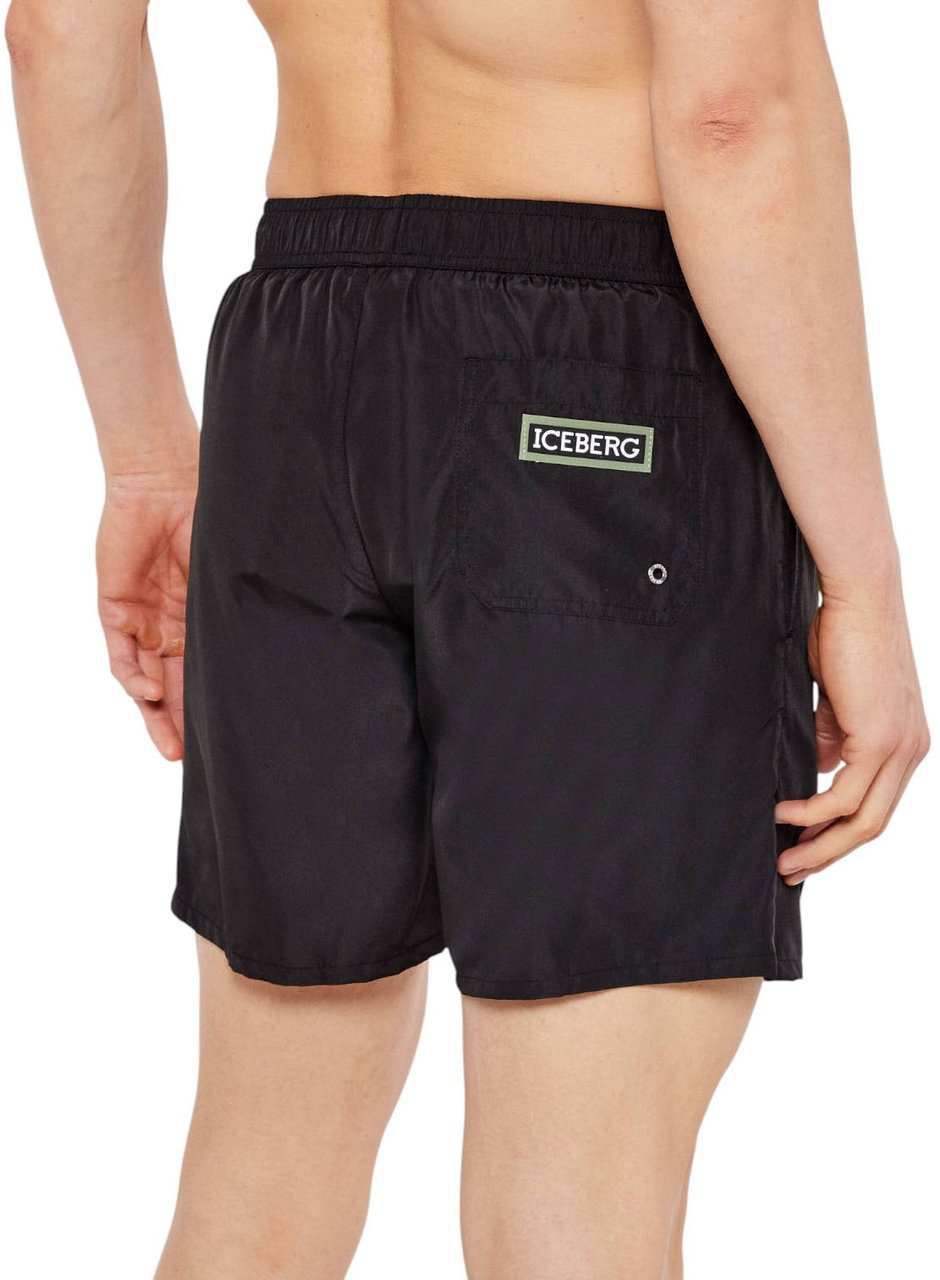 Iceberg Heren Korte Broek Zwart