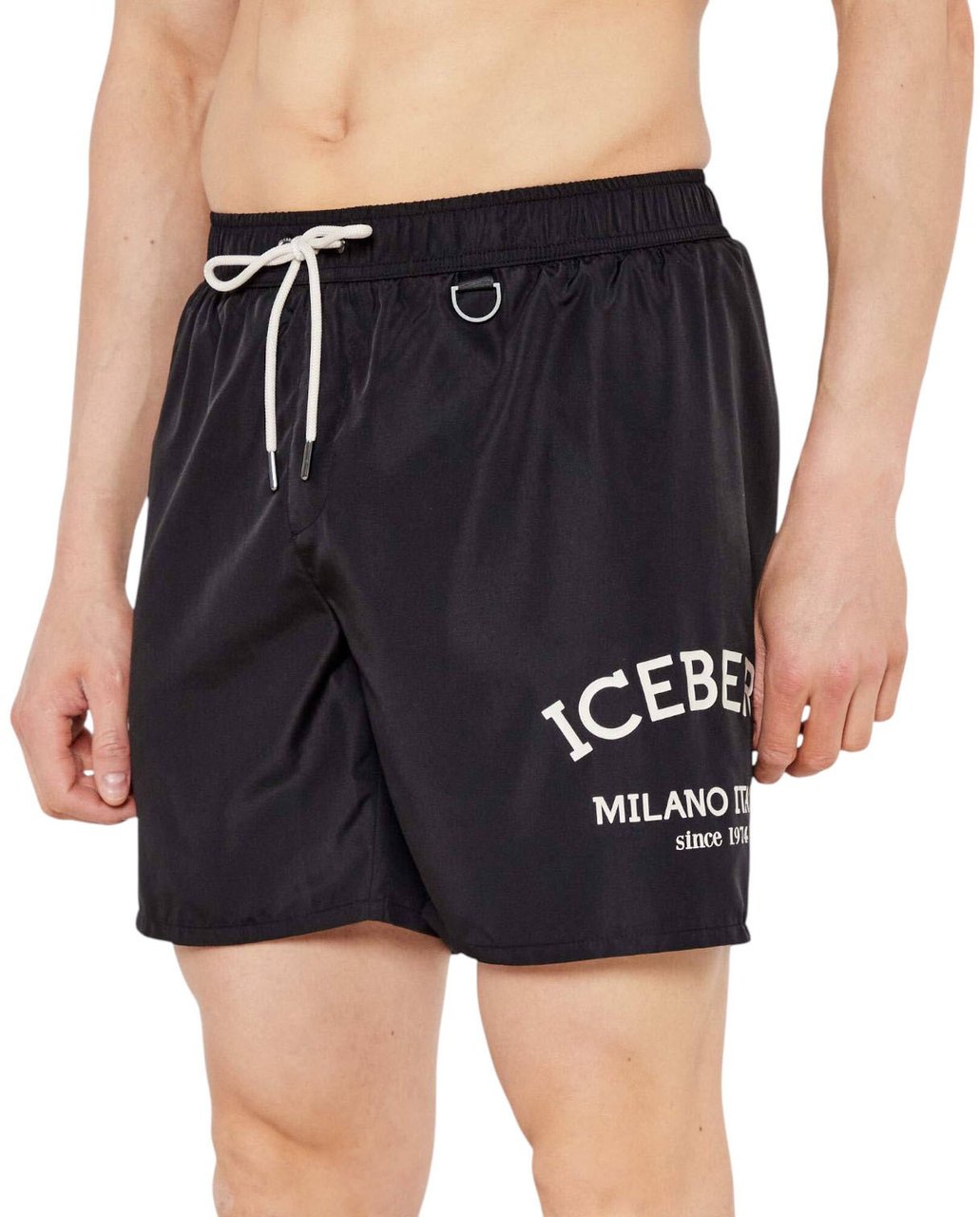 Iceberg Heren Korte Broek Zwart
