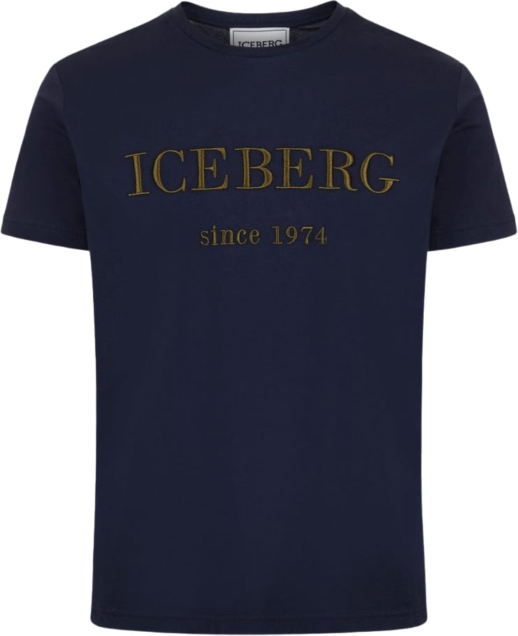 Iceberg Iceberg  T-shirts Donkerblauw 24ei1p0f0266327 Blauw