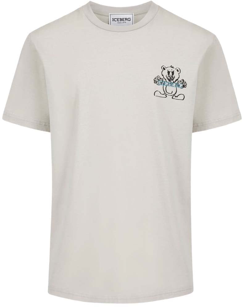 Iceberg Iceberg  T-shirts Lichtgrijs 24ei1p0f02f6306 Grijs