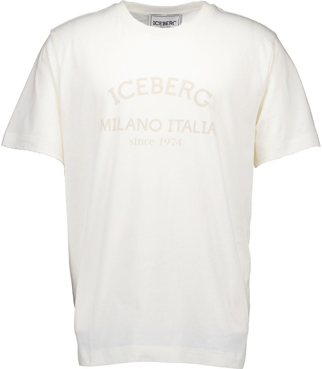 Iceberg Iceberg T-shirts Ecru 24ei1p0f02n6325 Wit