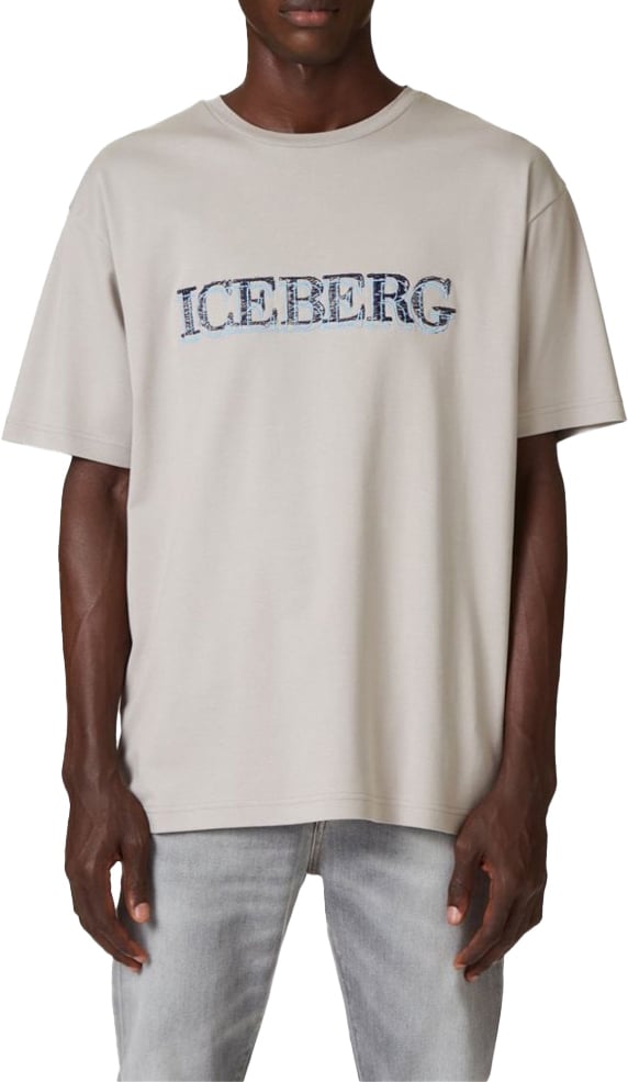 Iceberg Iceberg T-shirts Lichtgrijs 24ei1p0f0756307 Grijs