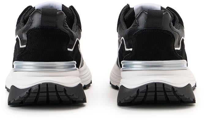 Iceberg Black and white running sneakers Zwart