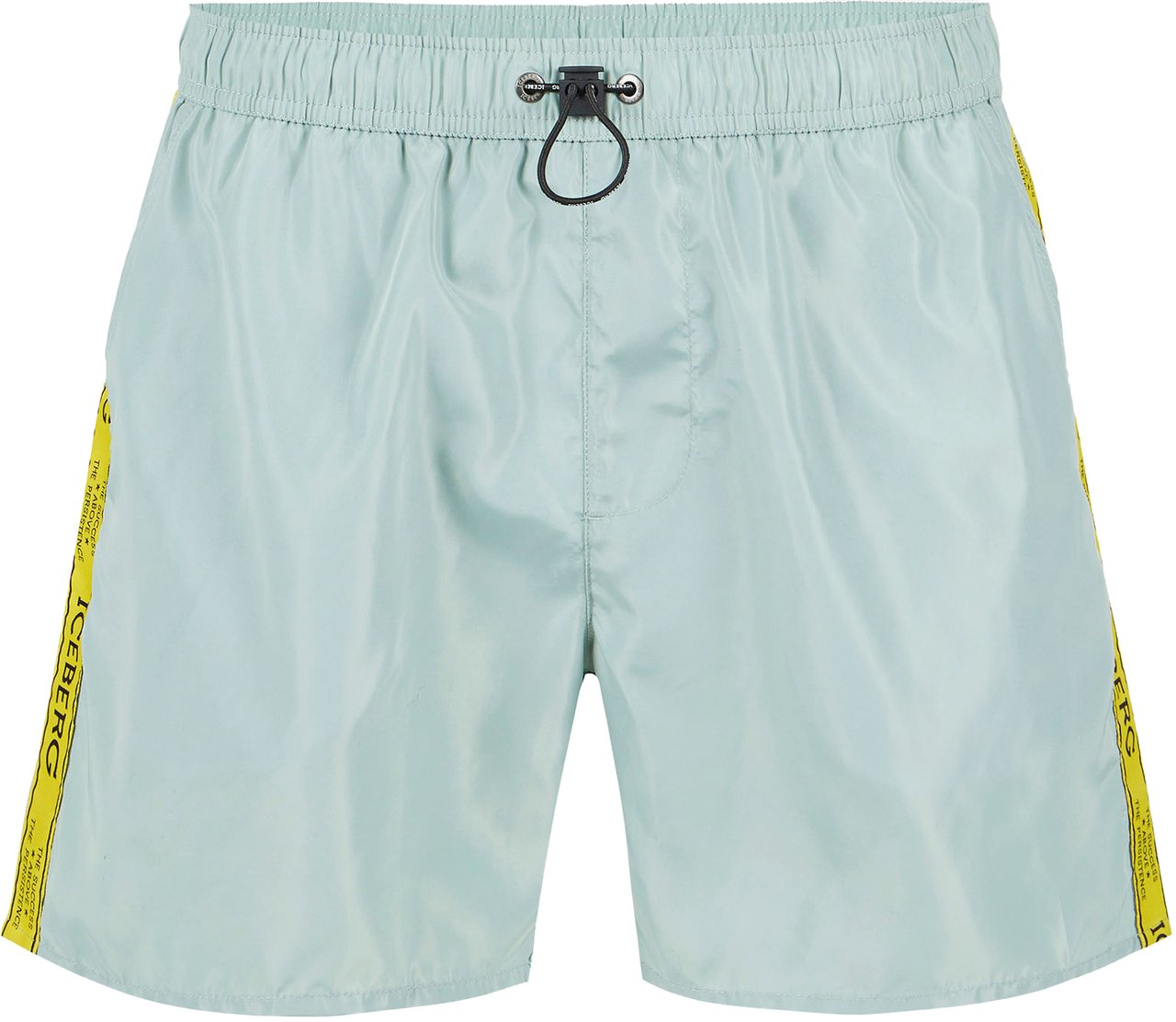 Iceberg Sage Green Swim Trunks with Contrast Drawstring Groen