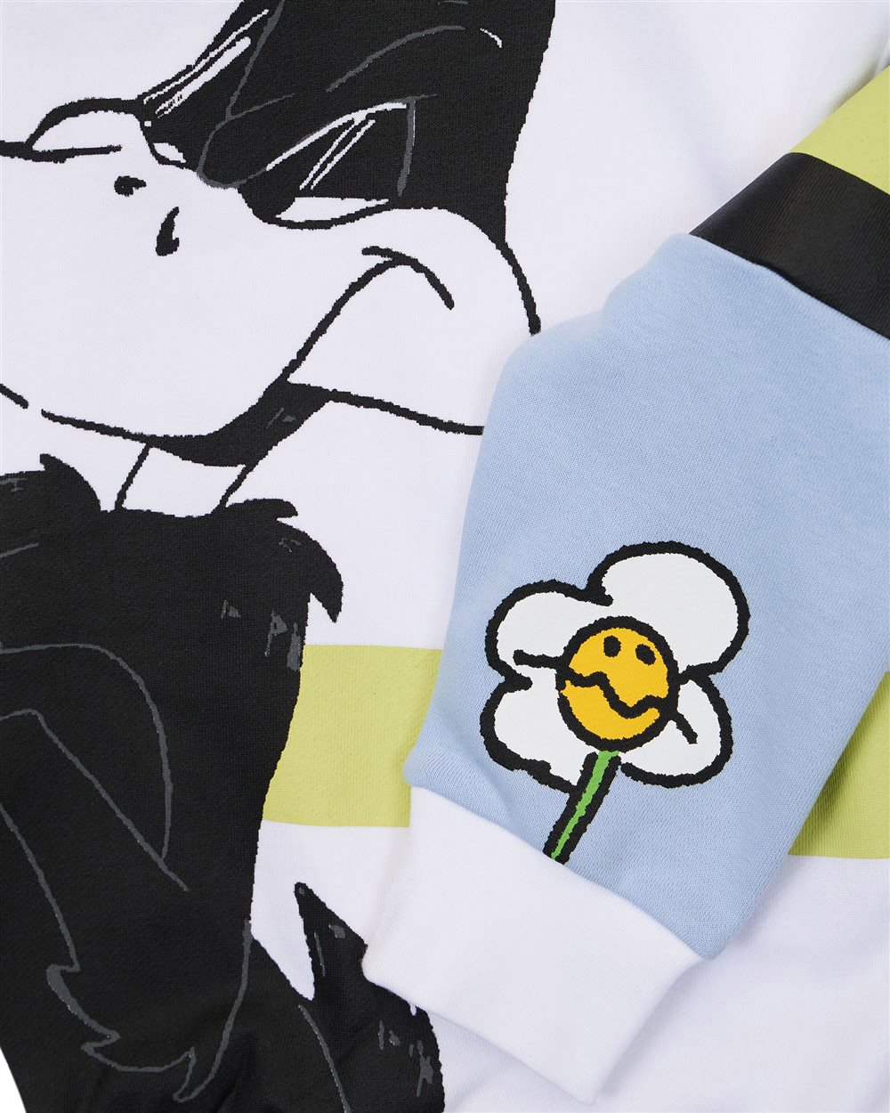 Iceberg KIDS - White hoodie with Daffy Duck print Wit