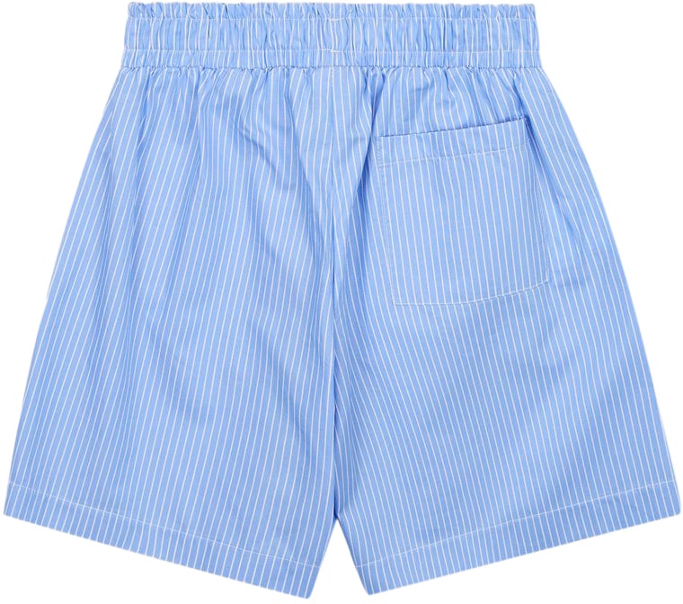 Iceberg KIDS - Light blue wide leg bermuda shorts with elastic waist Blauw
