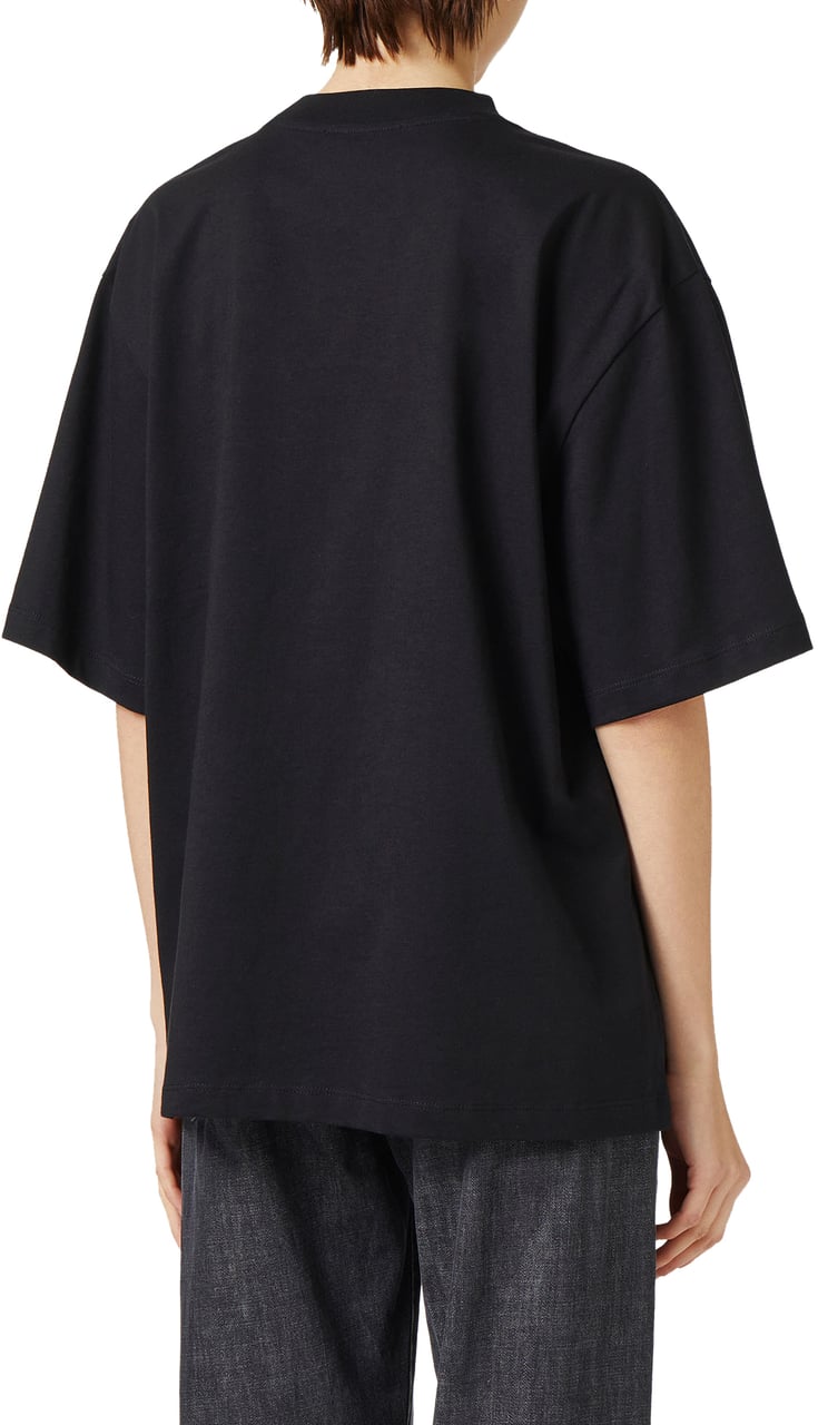 Iceberg Pink cotton jersey T-shirt with Bear Iceberg print Divers