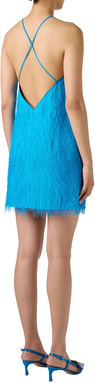 Iceberg Cobalto-colored dress regular fit Blauw