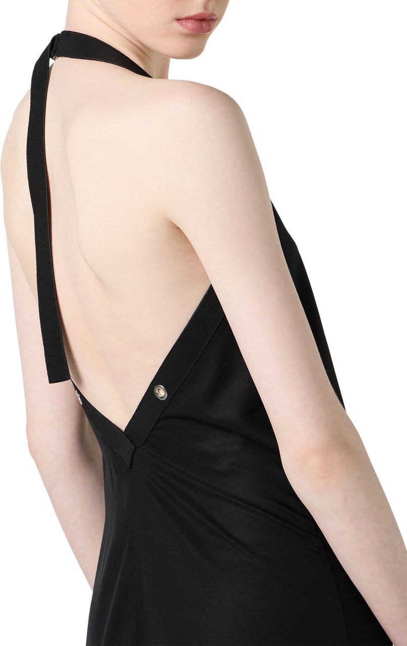 Iceberg Black dress in a voluminous new fit featuring Tencel fabric Zwart