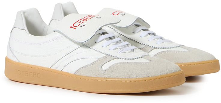 Iceberg Retro-style patterned sneakers with a "California" construction Zwart