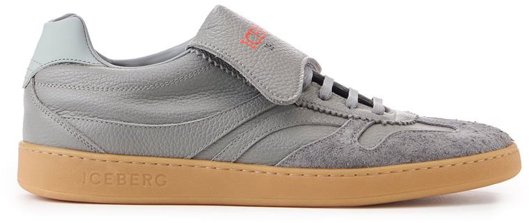 Iceberg Retro-style patterned sneakers with a "California" construction Zwart