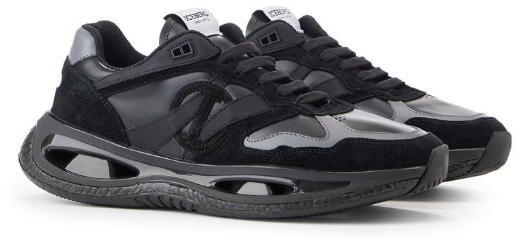Iceberg Black Iceberg Hawk Sneakers Zwart