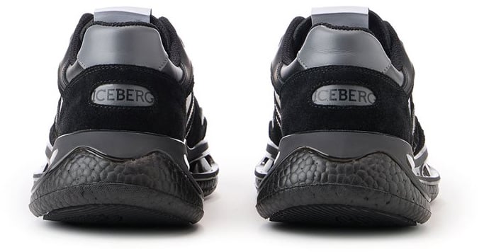 Iceberg Black Iceberg Hawk Sneakers Zwart
