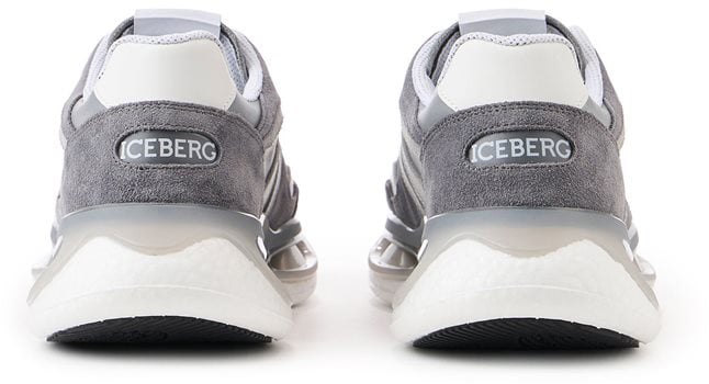Iceberg Iceberg Hawk Patterned Sneakers Zwart