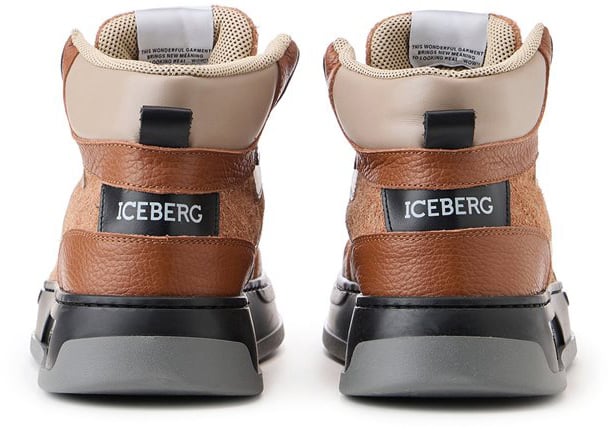 Iceberg Clock V2 Multicolor High-Top Sneakers Divers