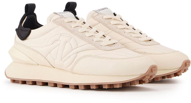 Iceberg Runner-inspired ivory sneakers Divers