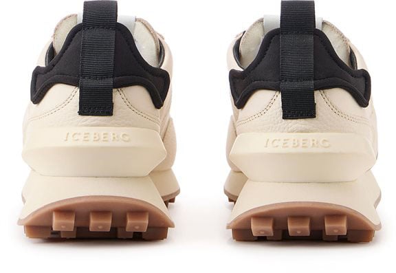 Iceberg Runner-inspired ivory sneakers Divers