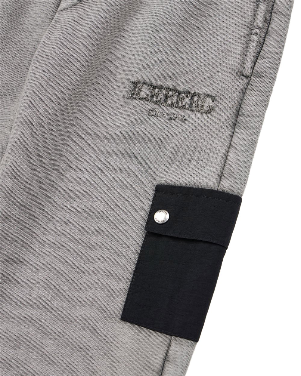 Iceberg KIDS - Charcoal Gray Joggers with Pocket Grijs