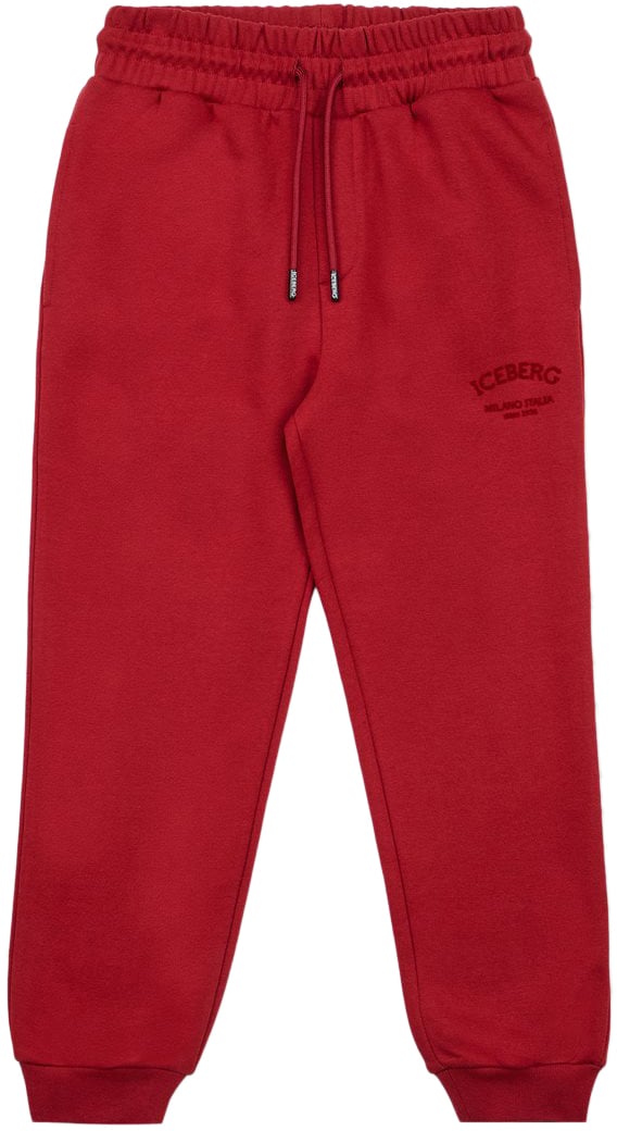 Iceberg KIDS - Purple jersey joggers with a bold personality Paars