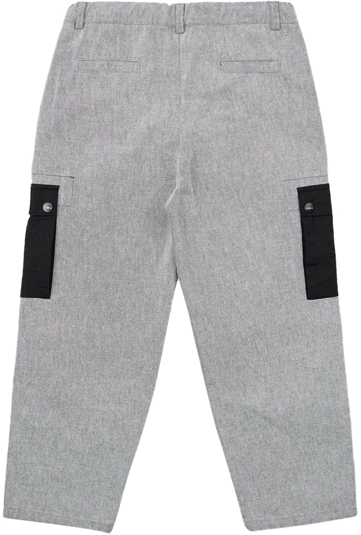 Iceberg KIDS - Gray cargo pants with contrasting details Grijs