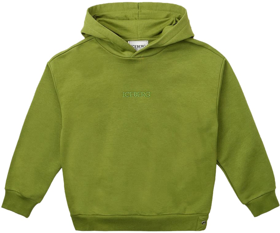 Iceberg KIDS - Olive Green Hoodie Groen