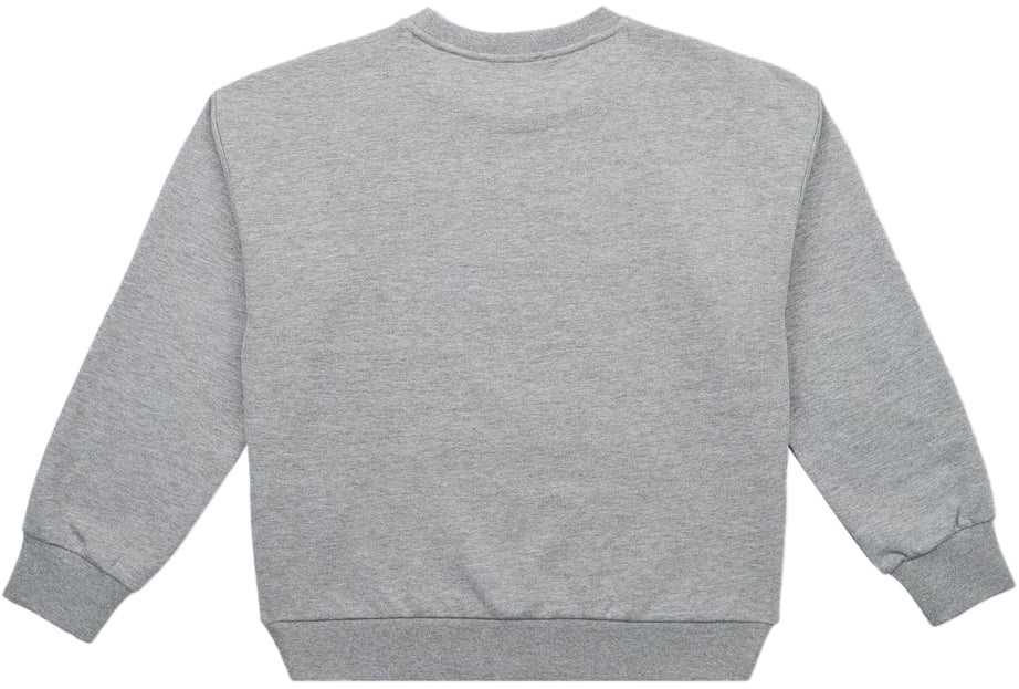 Iceberg KIDS - Heather gray crewneck sweatshirt with embossed Iceberg logo Grijs