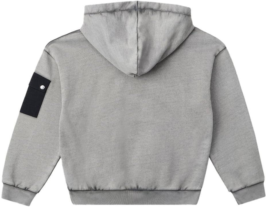 Iceberg KIDS - Charcoal gray sweatshirt with tone-on-tone logo Grijs