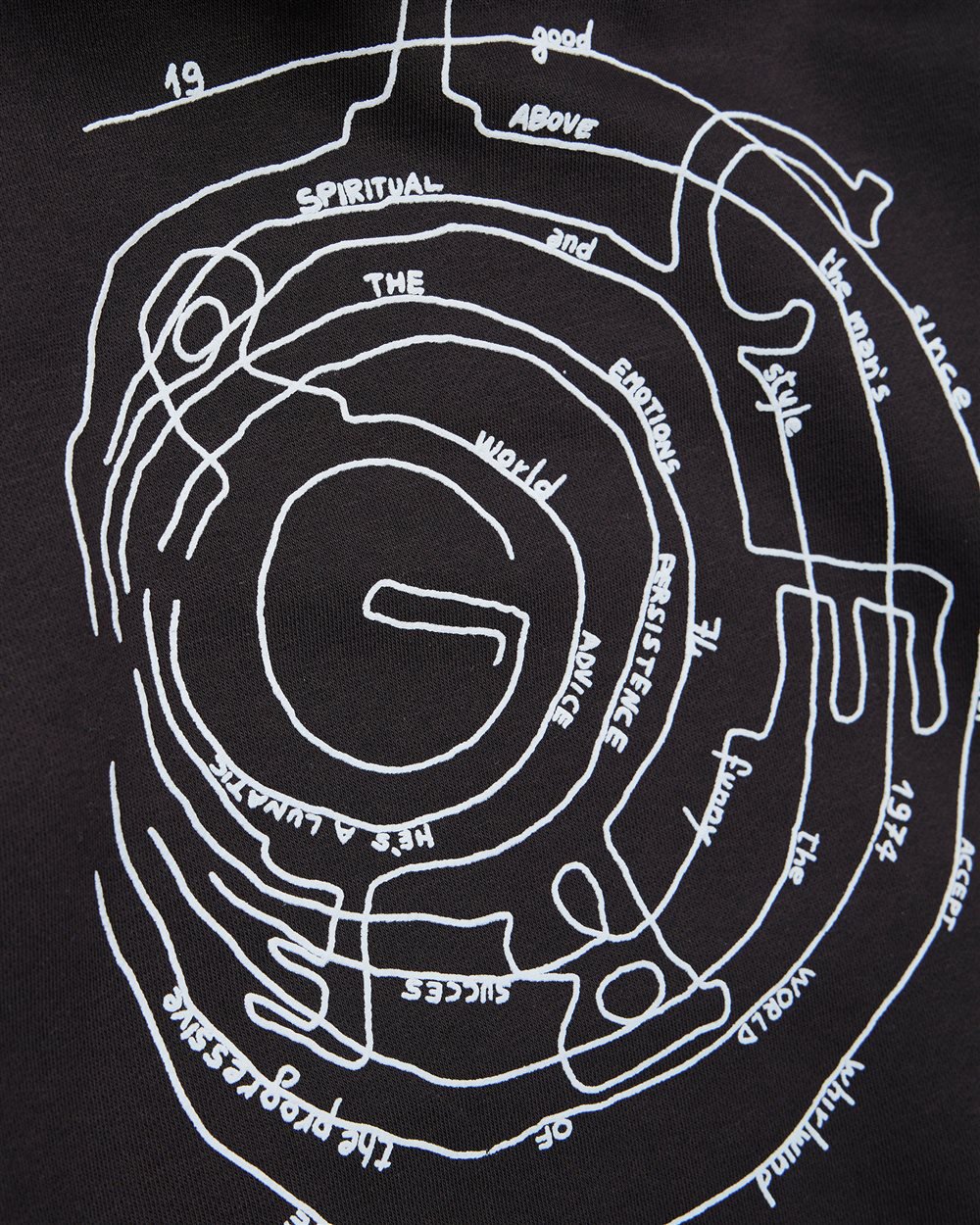 Iceberg KIDS - Black hoodie with yellow tag Zwart