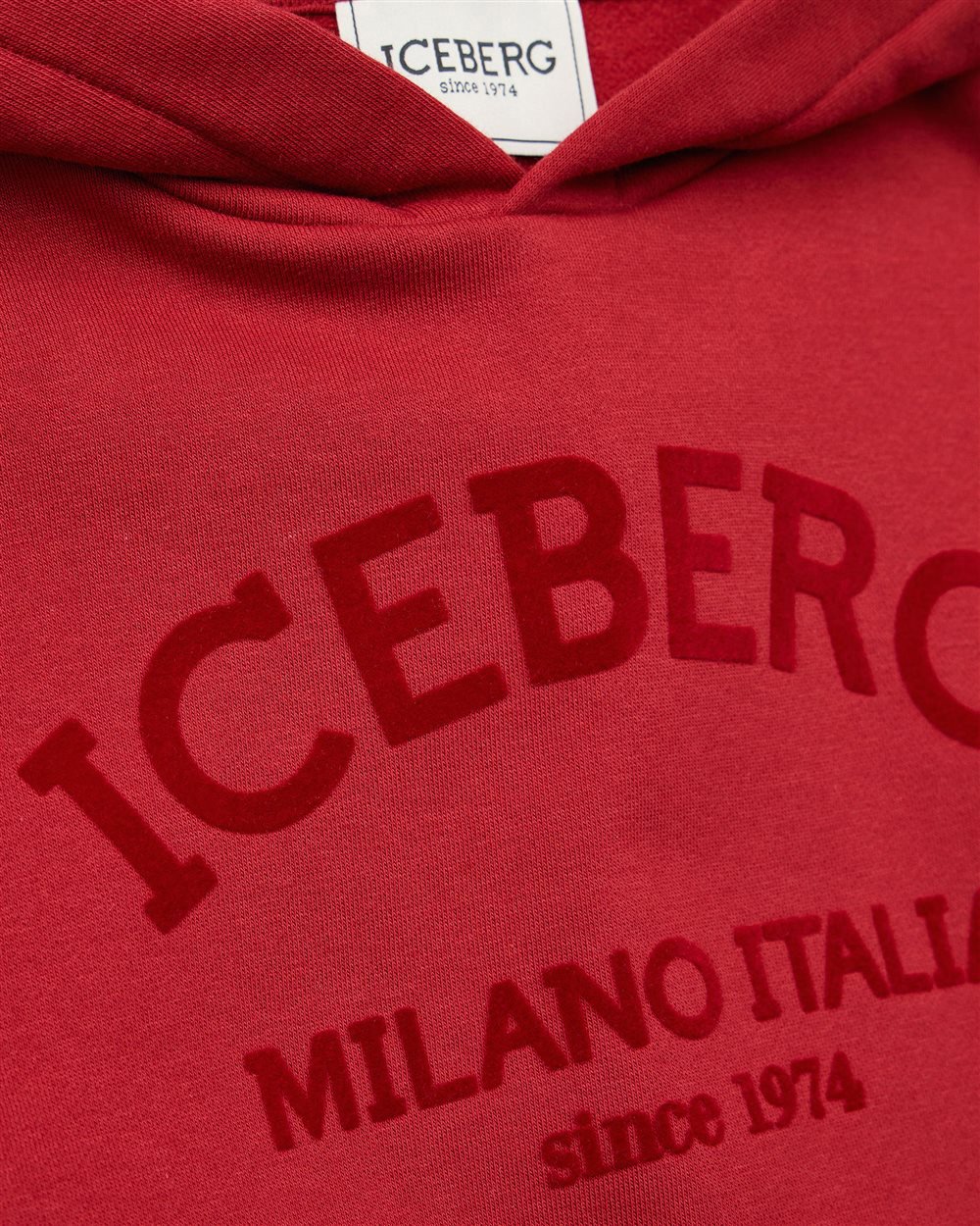 Iceberg KIDS - Purple hoodie with tone-on-tone logo Paars
