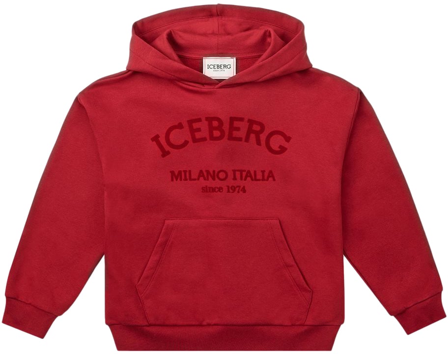 Iceberg KIDS - Purple hoodie with tone-on-tone logo Paars