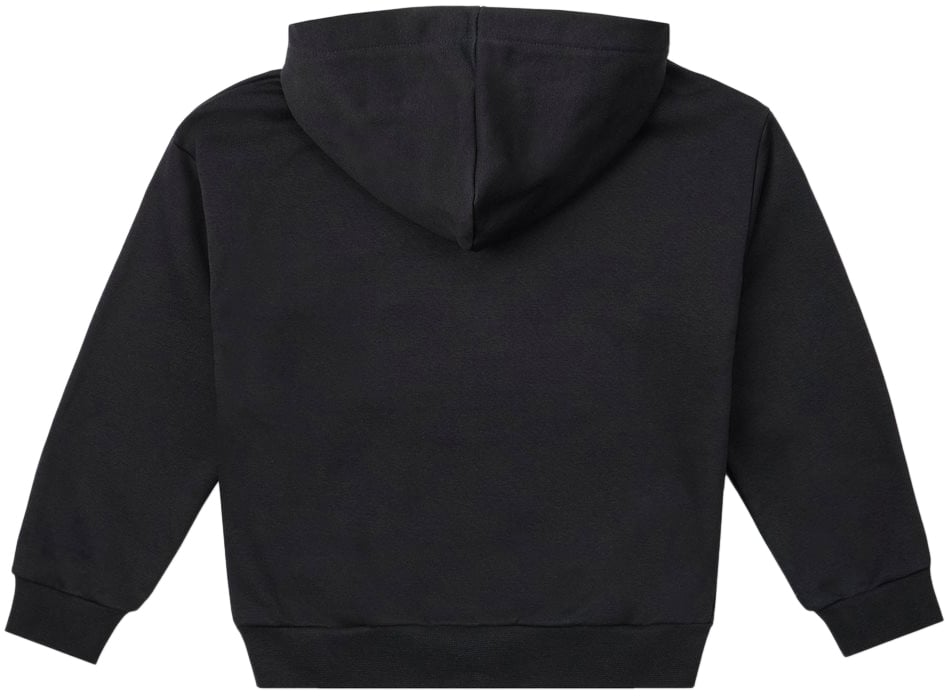 Iceberg KIDS - Black hoodie with tone-on-tone logo Zwart