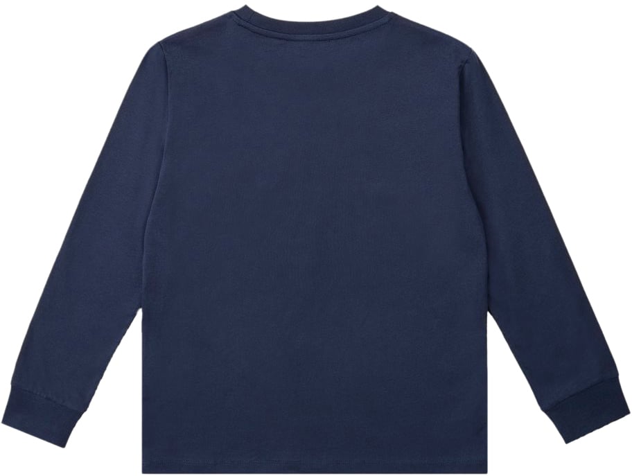 Iceberg KIDS - Blue long-sleeved T-shirt with Iceberg logo Blauw