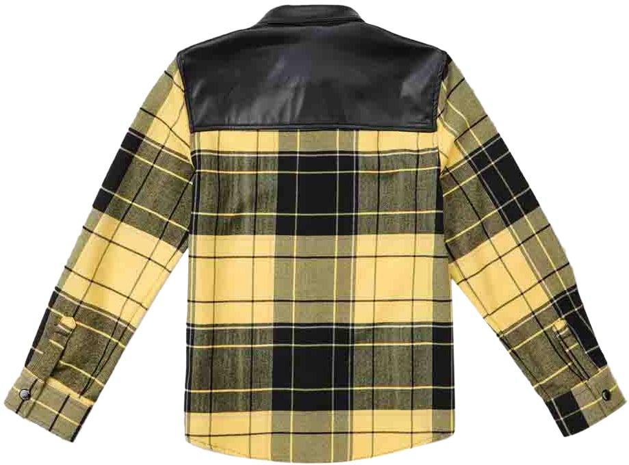 Iceberg KIDS - Black and yellow check shirt with black bib Divers