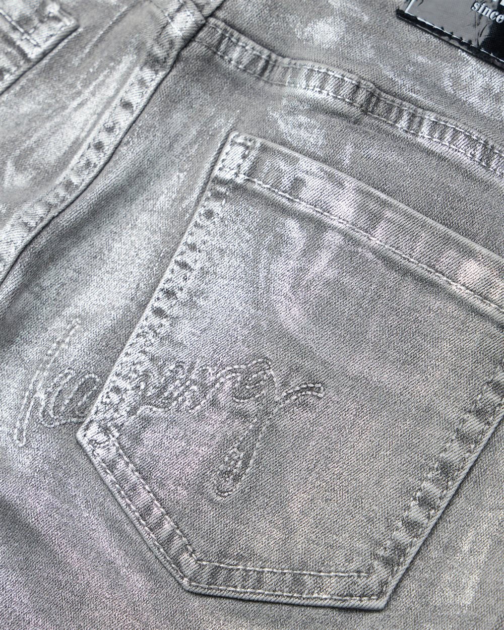 Iceberg KIDS - Light Gray Wide-Leg 5-Pocket Jeans Grijs