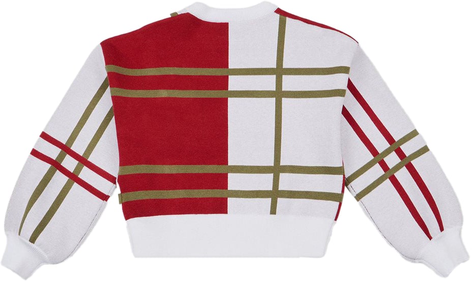 Iceberg KIDS - Vanilla Crewneck Sweater with Looney Tunes Tom Wit