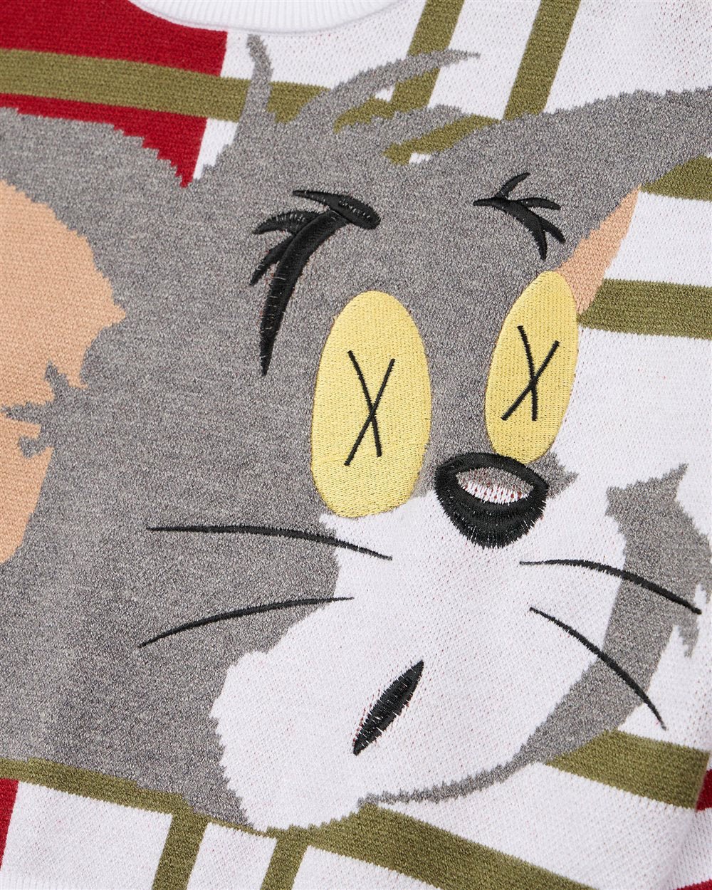 Iceberg KIDS - Vanilla Crewneck Sweater with Looney Tunes Tom Wit