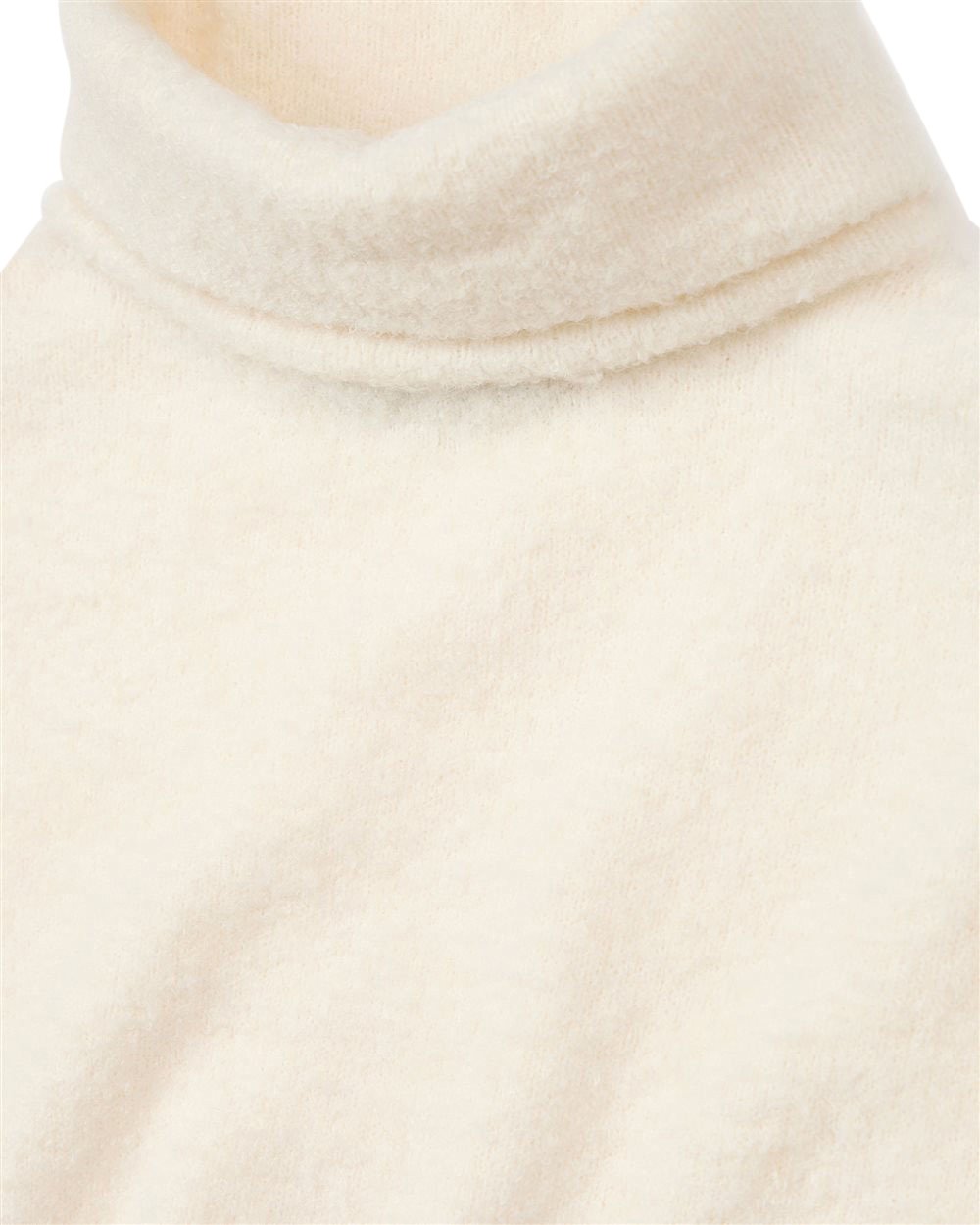 Iceberg KIDS - Vanilla Turtleneck Sweater with Contrasting Trim Wit