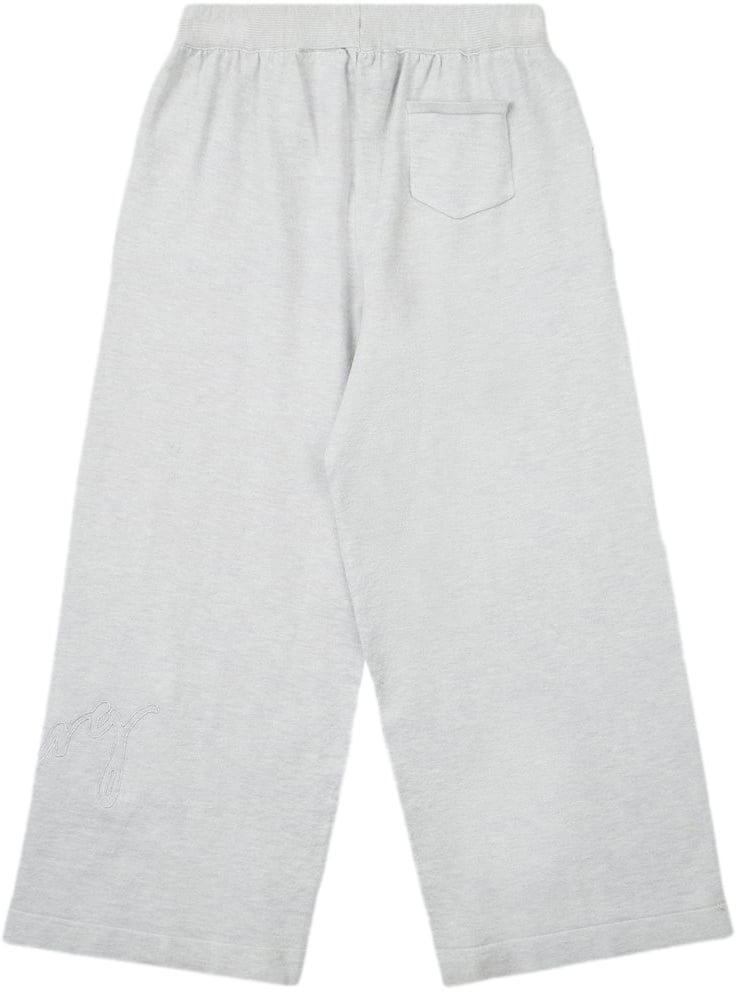 Iceberg KIDS - Light gray palazzo pants with elastic waist Grijs