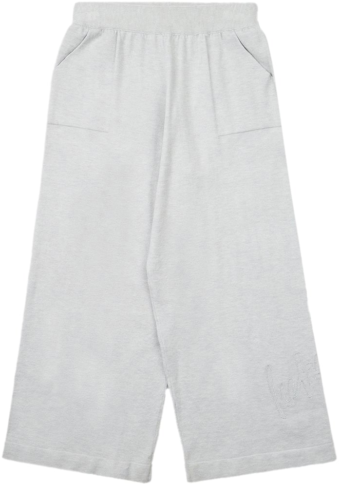 Iceberg KIDS - Light gray palazzo pants with elastic waist Grijs