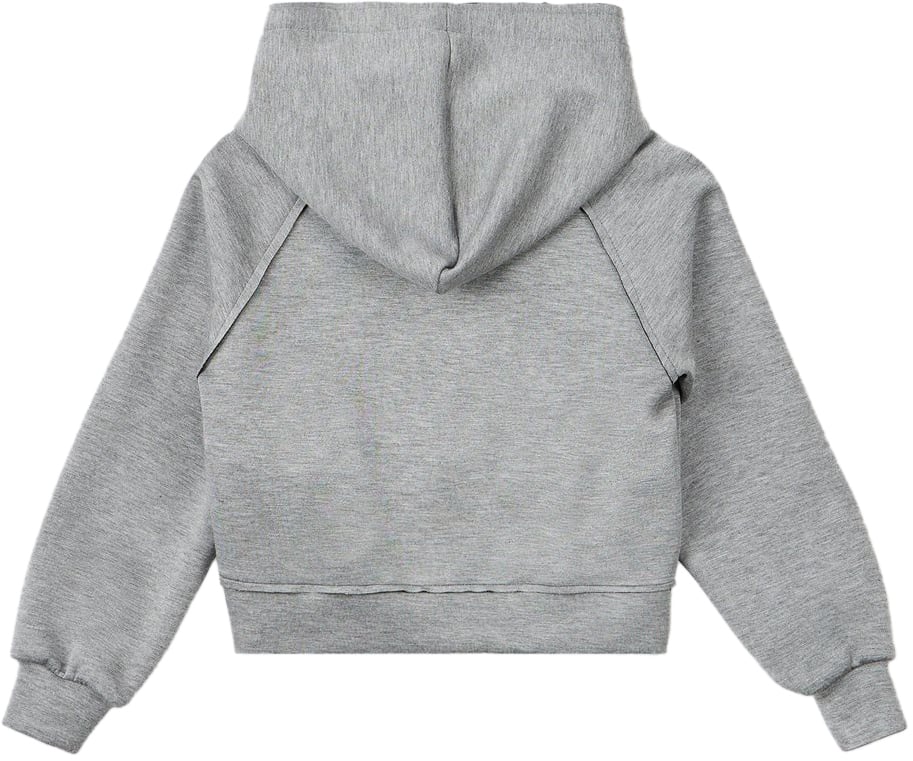 Iceberg KIDS - Dark melange gray zip-up hoodie Grijs