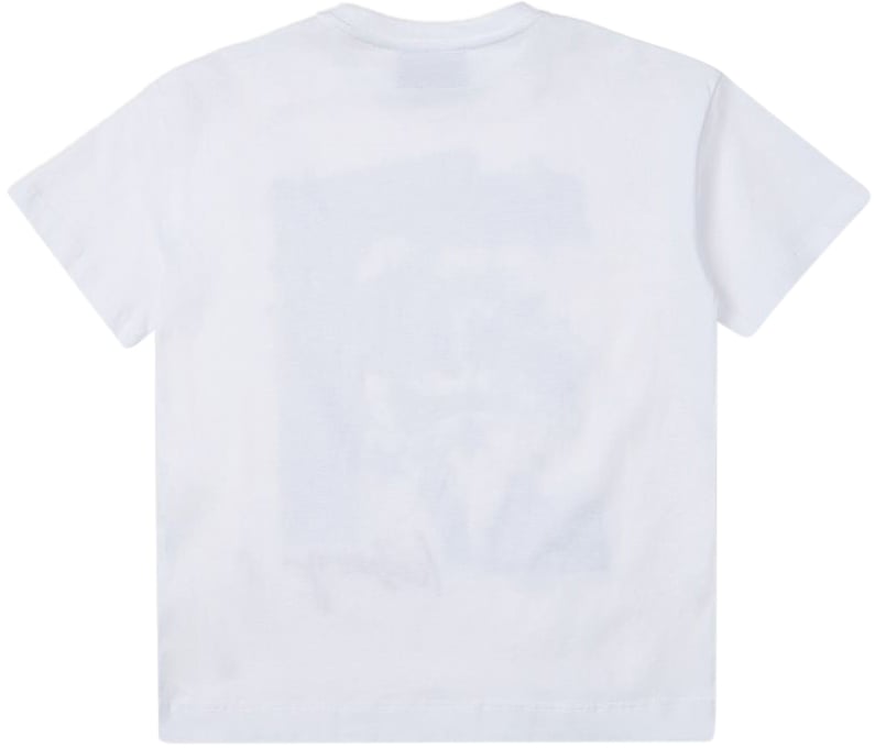 Iceberg KIDS - White short-sleeved T-shirt with a Looney Tunes Tom design and Iceberg logo on the front Wit