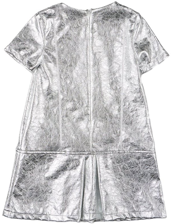 Iceberg KIDS - Wow-worthy silver shirt dress Zilver