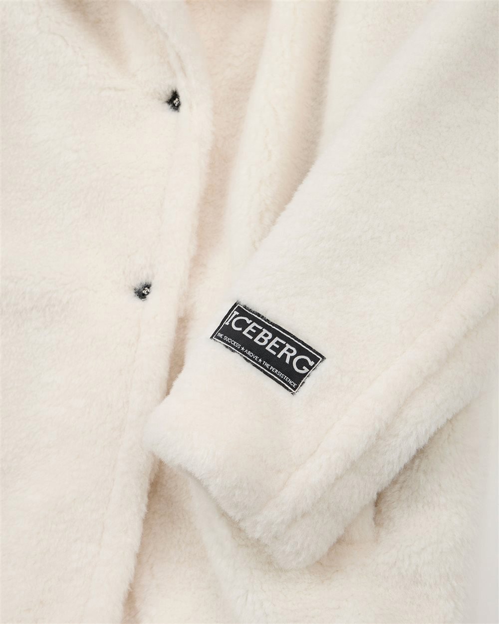 Iceberg KIDS - Vanilla Teddy Bear Jacket Wit