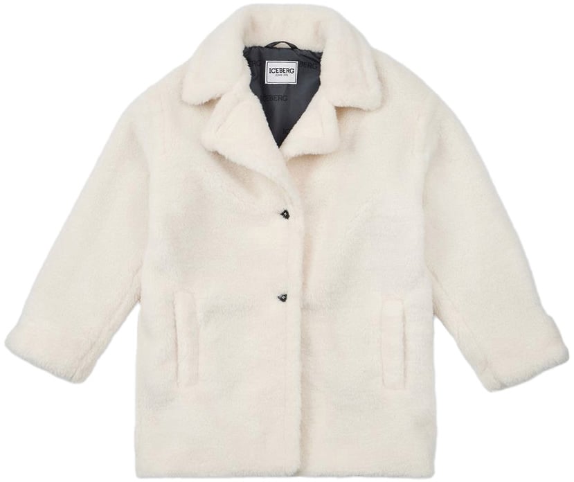 Iceberg KIDS - Vanilla Teddy Bear Jacket Wit
