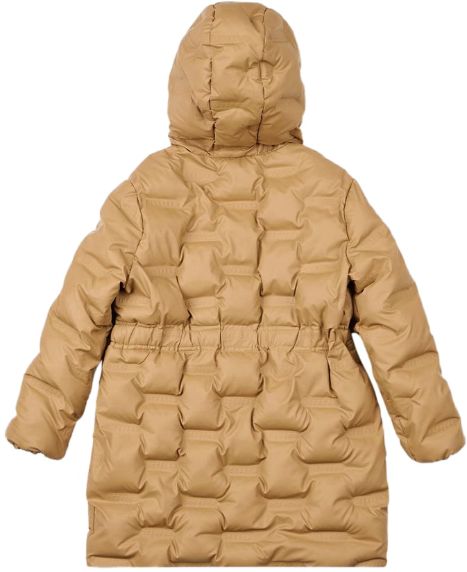 Iceberg KIDS - Long padded parka jacket in hazelnut Bruin