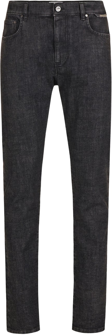 Iceberg Regular fit 5-pocket jeans: lived-in black, urban spirit Zwart