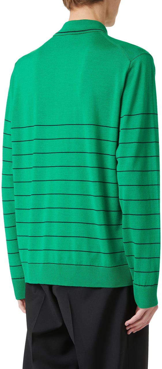 Iceberg Multicolored polo in extra-fine merino with personalized embroidery Divers